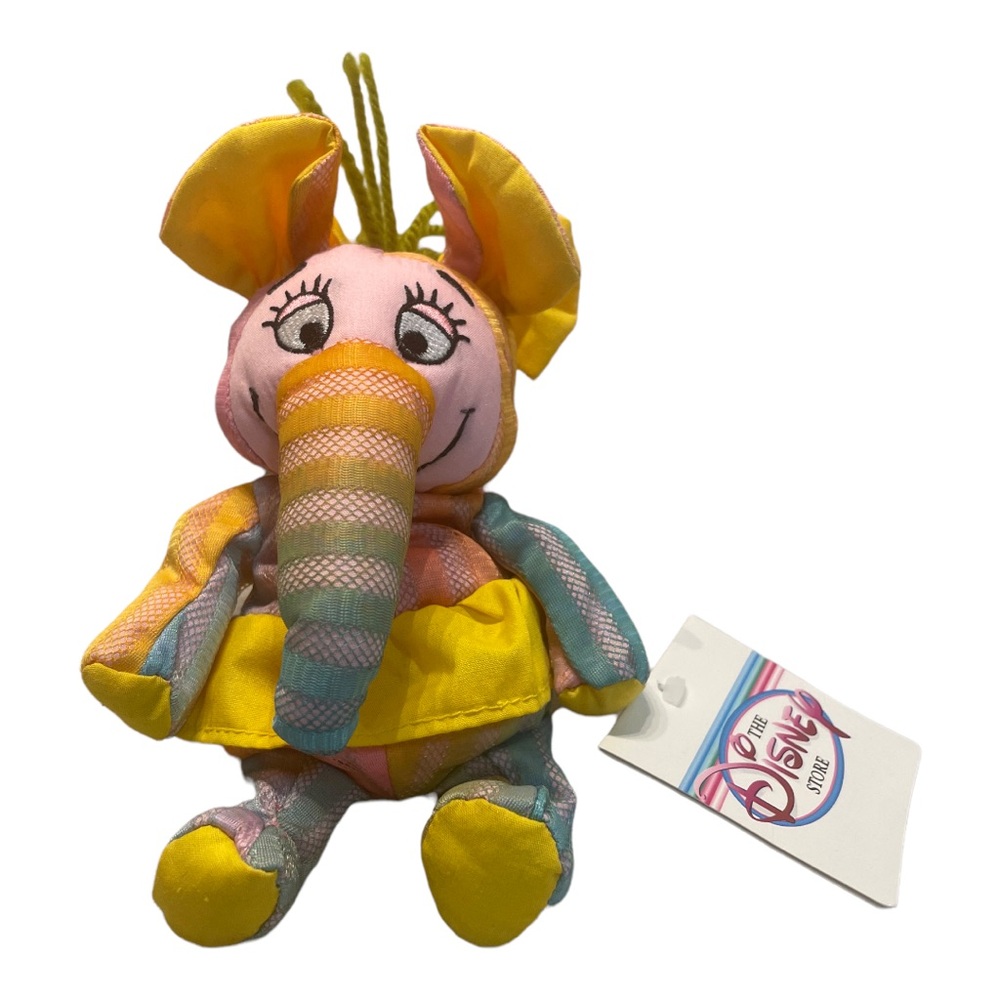 Disney Colorful Stuffed Elephant Toy - Pink, Yellow, Multicolor